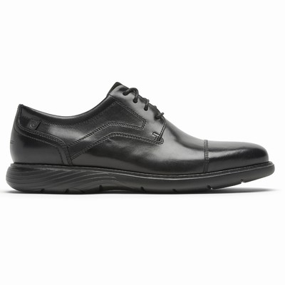 Sapatos Oxfords Rockport Garett Cap Toe Homem Pretas PT-23980